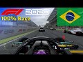 F1 2020 - Let's Make Hamilton 7x World Champion #21: 100% Race Brazil
