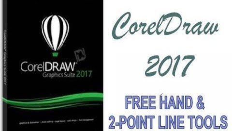 COREL DRAW 2017 USING FREEHAND & 2-POINT LINE TOOL HINDI URDU PART 14