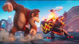 Donkey Kong saves Mario from Bowser Jr. screenshot 5