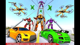 Drone Robot Car Transform || Android _ Gameplay # 2 || Ameer Gamerz. screenshot 4