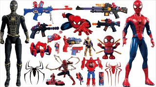 Marvel Toys Open Box Collection, Spider Man Mask, AK47 Assault Rifle, Spider Man and His Friends