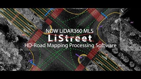 LiStreet V1 Now LiDAR360 MLS - Terrestrial Point Cloud Feature Extraction and Analysis Software