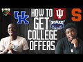 How to get college football offers