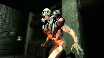 Doom 3 Monorail Sky Bridge (Nightmare) Ep11