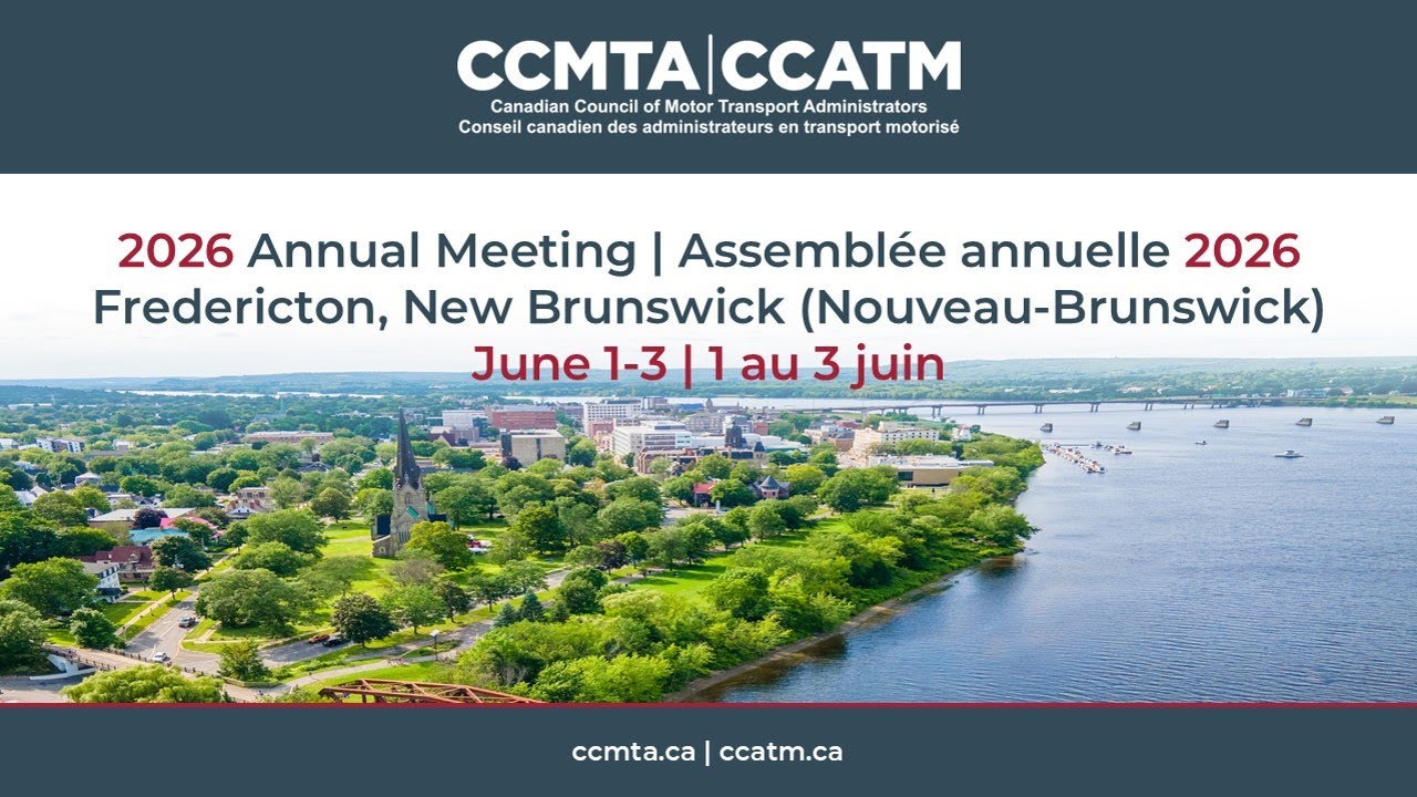 CCMTA Annual Meeting 2026 - Fredericton, New Brunswick - YouTube