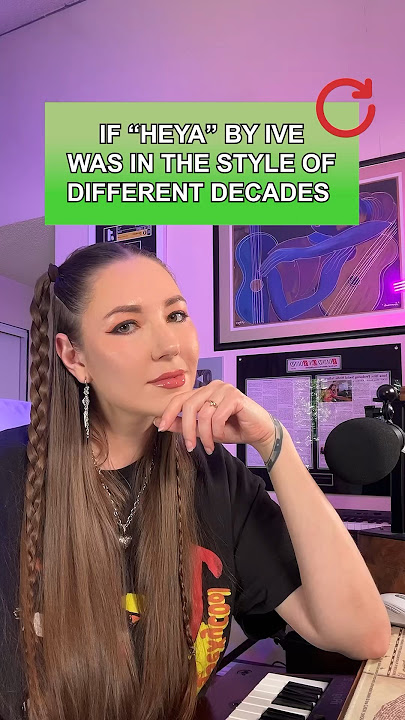 If HEYA by IVE was in the style of different decades! 🎵