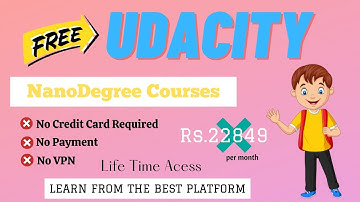UDACITY Nanodegree Courses For Free | Udacity Free Courses | Best Platform to Learn |