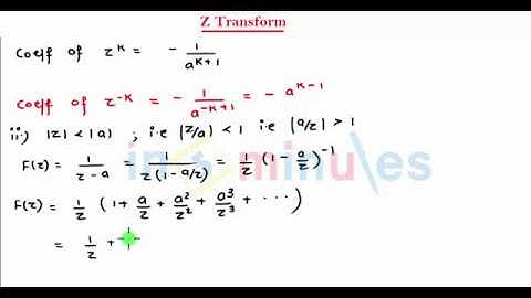 M6 | 18 | Z transform (only for Computer/IT)_IZT Binomial method