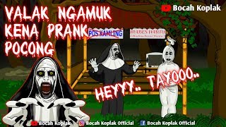 Valak Ngamuk Kena Prank Pocong Kartun Hantu Lucu Bocah Koplak