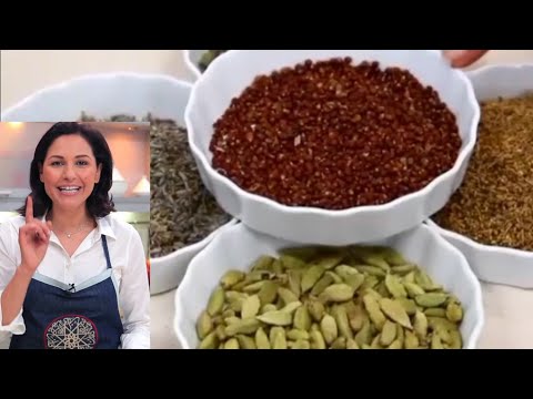 شميشة تشرح مكونات راس الحانوت المساخن أعشاب وبهارات معروفة