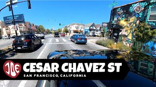 360 Driving: Cesar Chavez Street San Francisco California