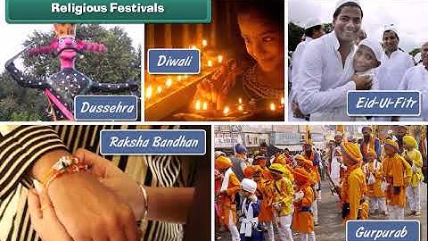 Our festivals - Class 1 EVS