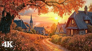 Sunset Village Ambience | Reignite Your Joy with Soothing Birdsong & Breezes