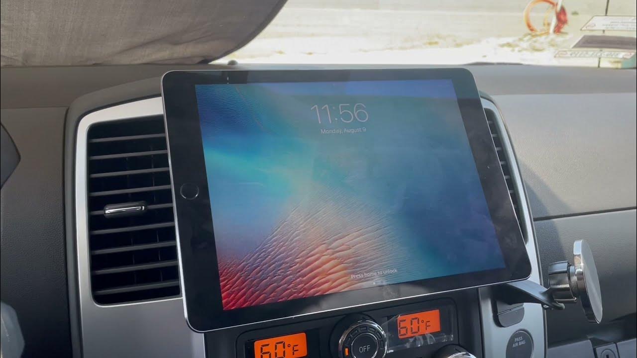 200521 Perfect Nissan Frontier iPad Dash Mount Better than CarPlay