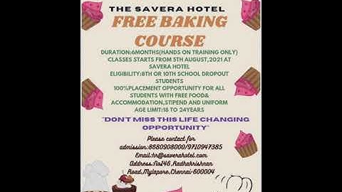 FREE BAKING- TRAINING