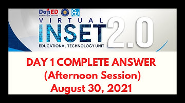 VINSET 2.0 DAY 1 ANSWER KEY Proper Etiquette in Sending E-mail and Understanding Guidelines