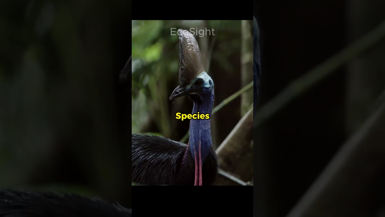 "🌟 Discover the Hidden World of Cassowaries: Rare Birds of the Rainforest 🌳🐦 