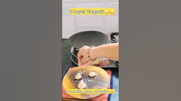 3 Layer Chapati😳😳 #shorts #ytshorts #viral #viralvideo #trending #chapati #viralfood #viralshorts