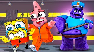 Escaping GRIMACE in Barry's Prison Obby!