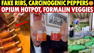 Scary Counterfeit Foods In China: Fake Ribs, Carcinogenic Peppers, Opium Hotpot, Formalin Veggies