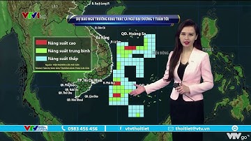 Bản tin thời tiết 9h10 - 16/12/2021: Ngư trường khai thác cá ngừ đại dương 1 tuần tới | VTVWDB