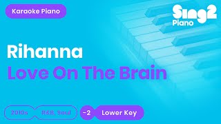 Love On The Brain (Piano Karaoke Instrumental) Rihanna chords