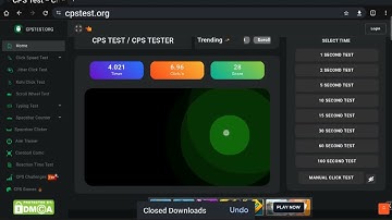 CPS Test video *ONLY* for human Autoclickers.. (it