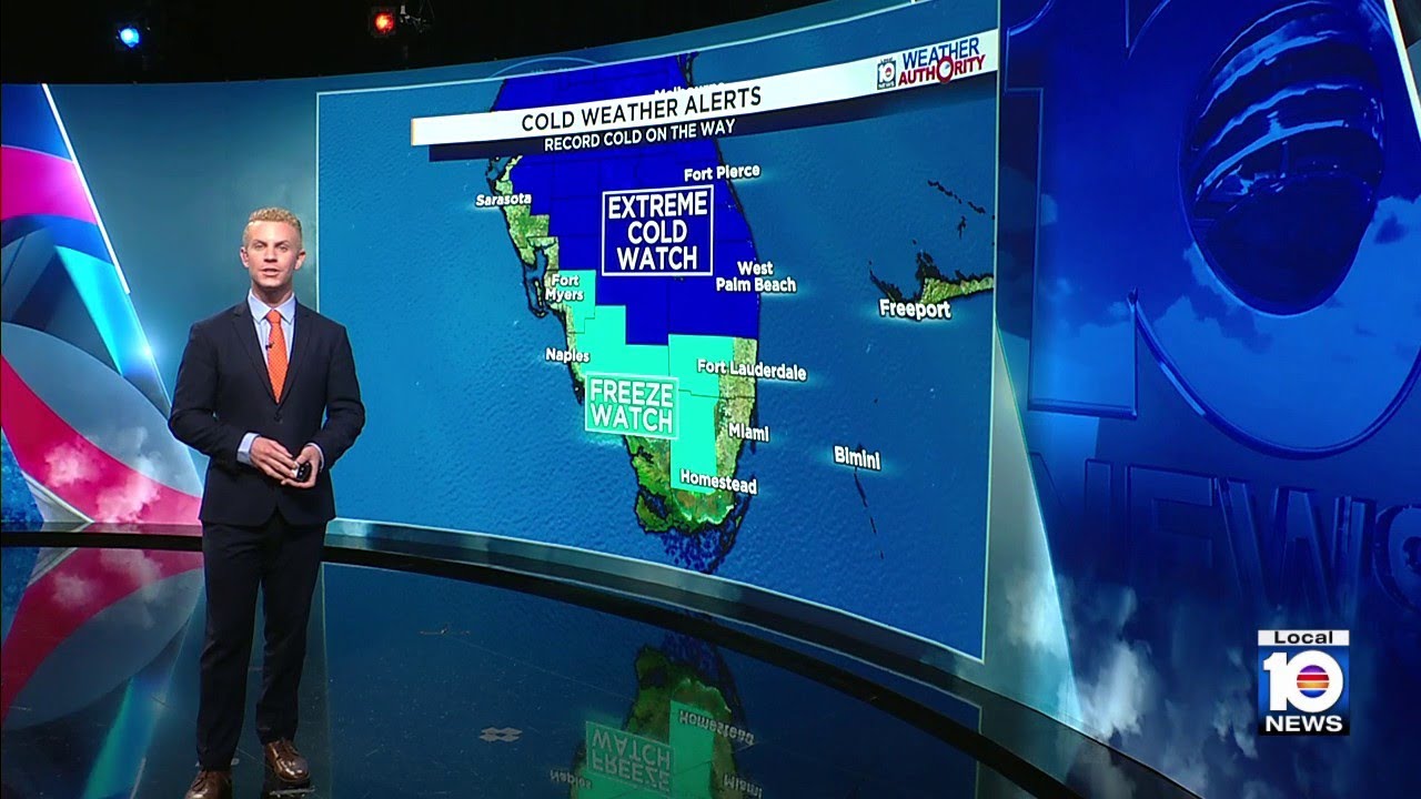Coldest air in 15 years to hit South Florida this weekend - YouTube