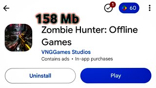 Zombie Hunter Offline Games 158 Mb | 1Mb to 1Gb Games series part 53 | Walkthrough Gameplay  screenshot 4