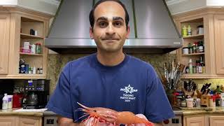 Preparing a Spot Prawn