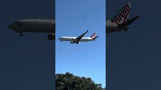 Plane Landing (Melbourne Airport) 15 5 2024 CBR - MEL Virgin VA264