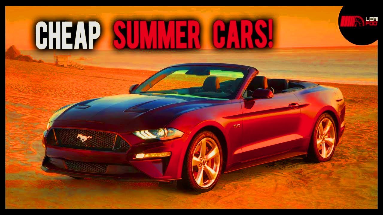 Top 15 Cheap Summer Cars You Should Consider Buying YouTube