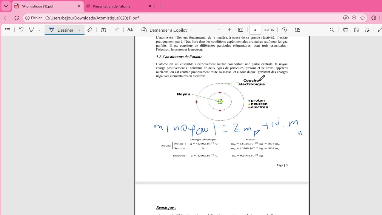 Introduction à la structure de la matière