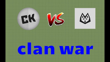 MooMoo io clan war vs Cousin - 1v1 Wolf_Skull