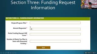 FY2023 Community Partnership Grant Application Workshop Profile