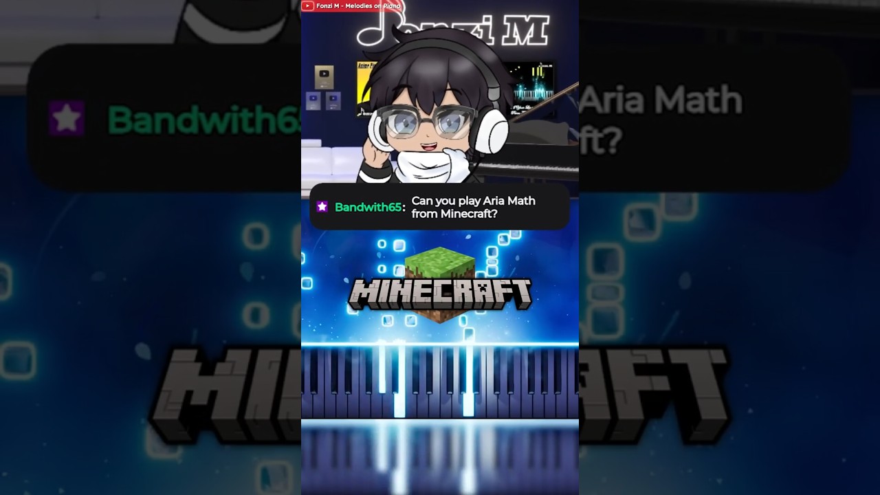Pianist Learns Aria Math INSTANTLY?! (Minecraft C418)