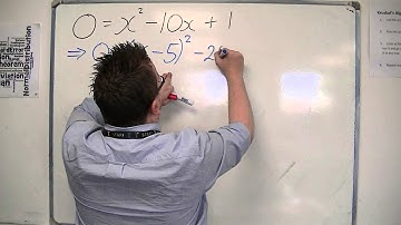 AQA Core 1 3.07b Solving a Quadratic Equation by Completing the Square
