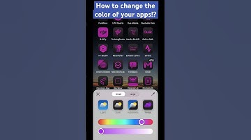 How to change the color of your apps!!? #iphone #ios