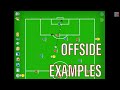Offside Examples in Soccer