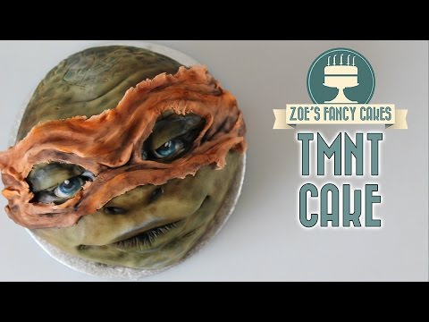 Teenage Mutant Ninja Turtles cake Michelangelo TMNT movie cakes Mutant Mayhem