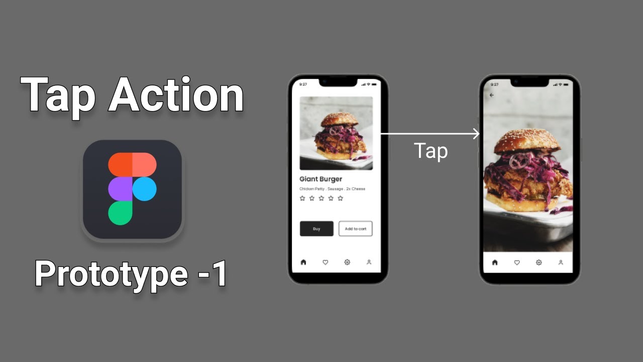 Tap/Click Action in Prototype | ফিগ্মা প্রোটোটাইপ সিরিজ |Prototype in Figma |  Figma Bangla Tutorial