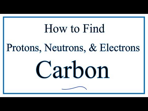 How to find the Number of Protons, Electrons, Neutrons for Carbon (C)