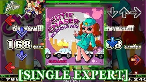 【DDR EXT】 CUTIE CHASER (MORNING MIX) [SINGLE EXPERT] 譜面確認＋クラップ