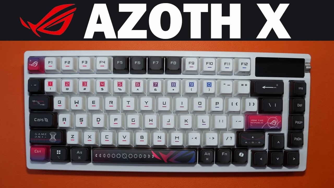ASUS ROG Azoth X Keyboard Review & Unboxing – Premium 75% Gaming