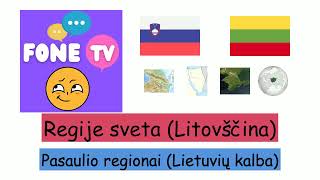 Regije sveta (Litovščina) (sl-lt)
