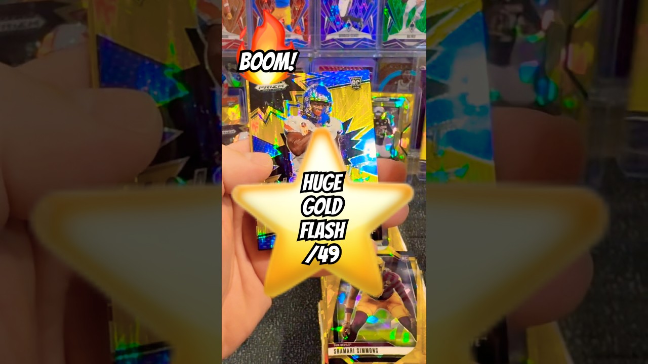 🔥 MONSTER GOLD FLASH PRIZM!!!