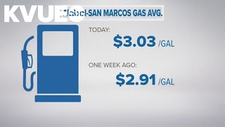 Gas prices in Austin starting to rise again