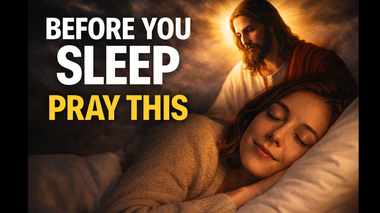 Перед сном сегодня вечером помолитесь так медленно.