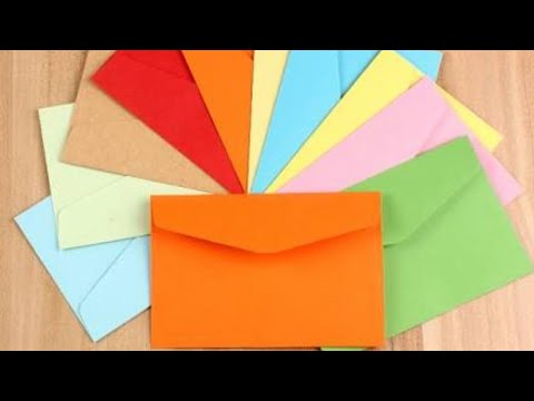 How To Make Paper Envelope In Hindi Youtube