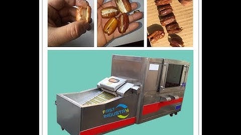 Saudi Arabia dates pitting and slicing machine